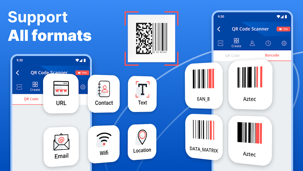 QR scanner - Barcode reader