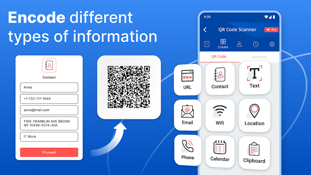 QR scanner - Barcode reader