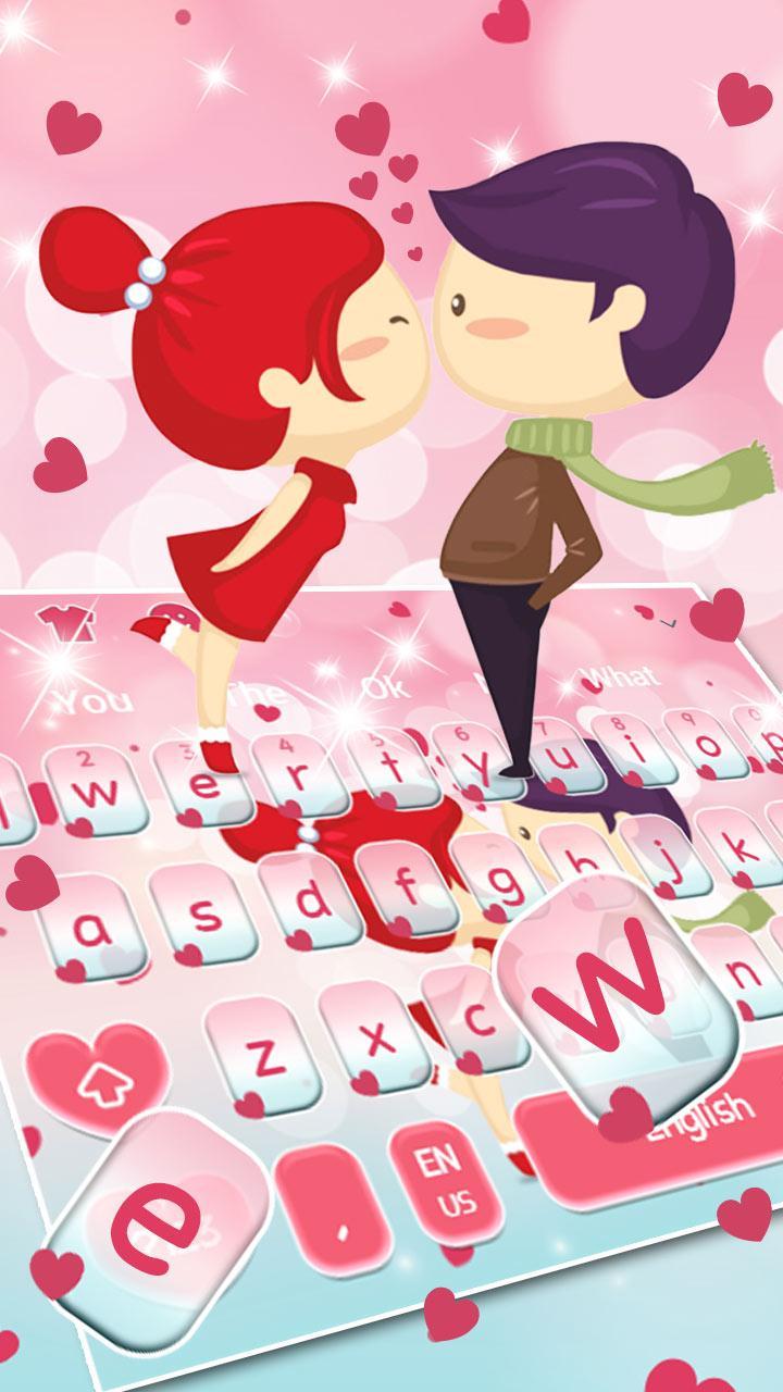 Couple Love Kiss Keyboard Theme