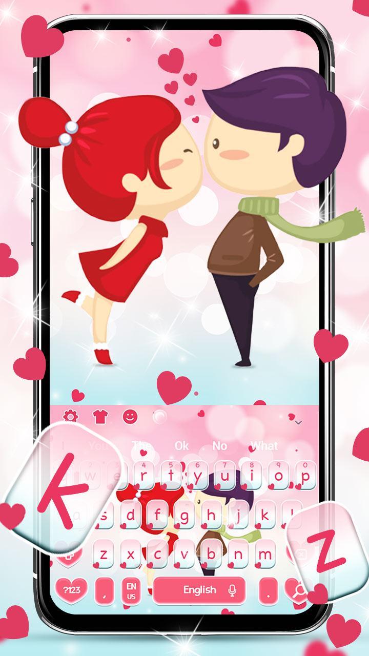 Couple Love Kiss Keyboard Theme