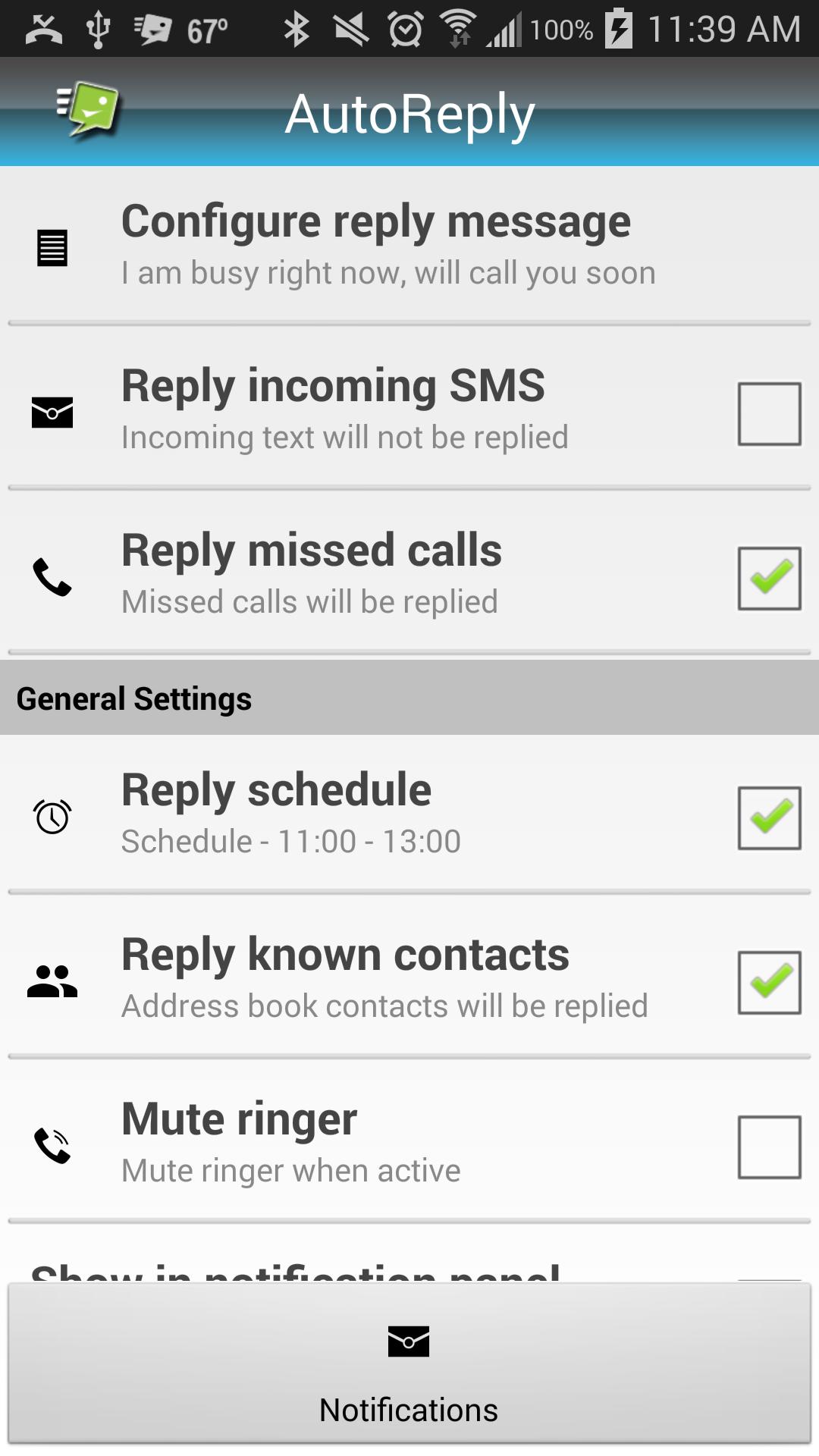Auto Sms/Calls Reply