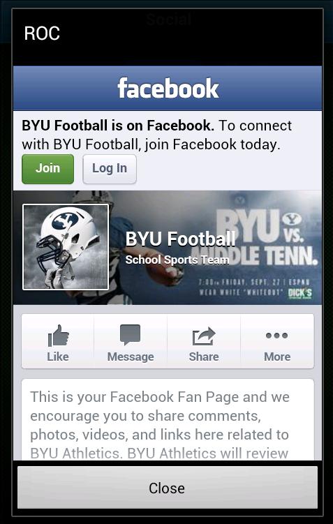 ROC BYU Student Section