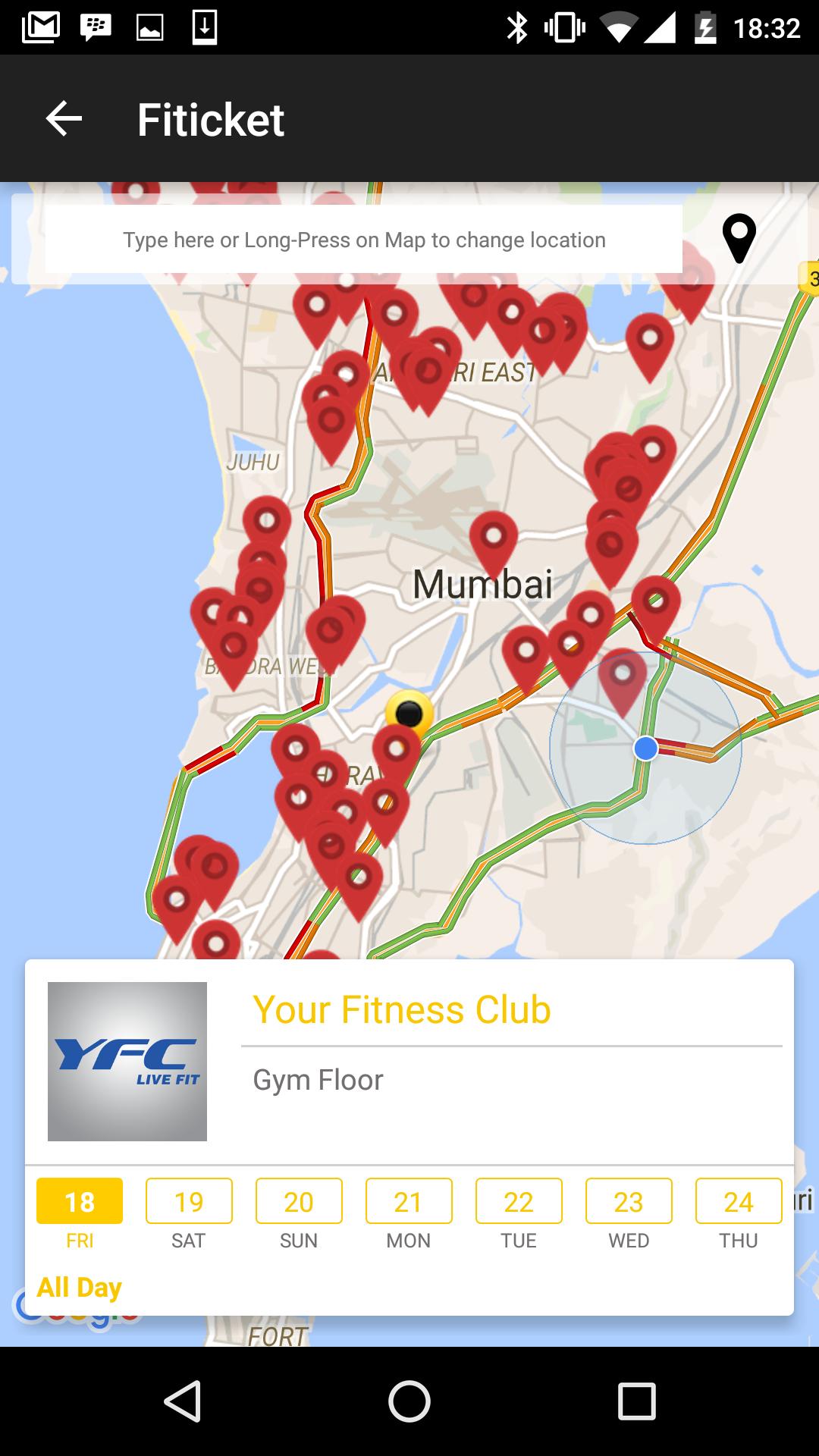 FITICKET - Fitness App India