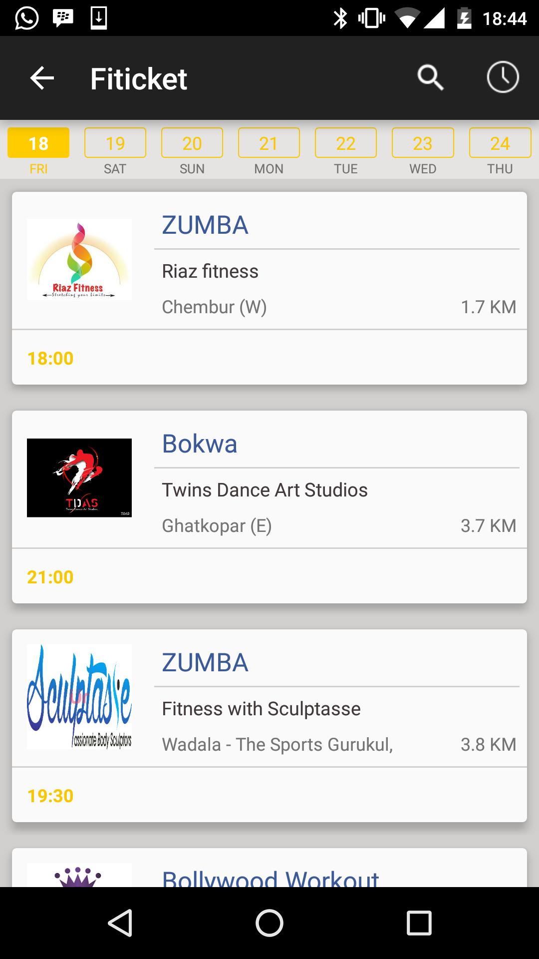 FITICKET - Fitness App India