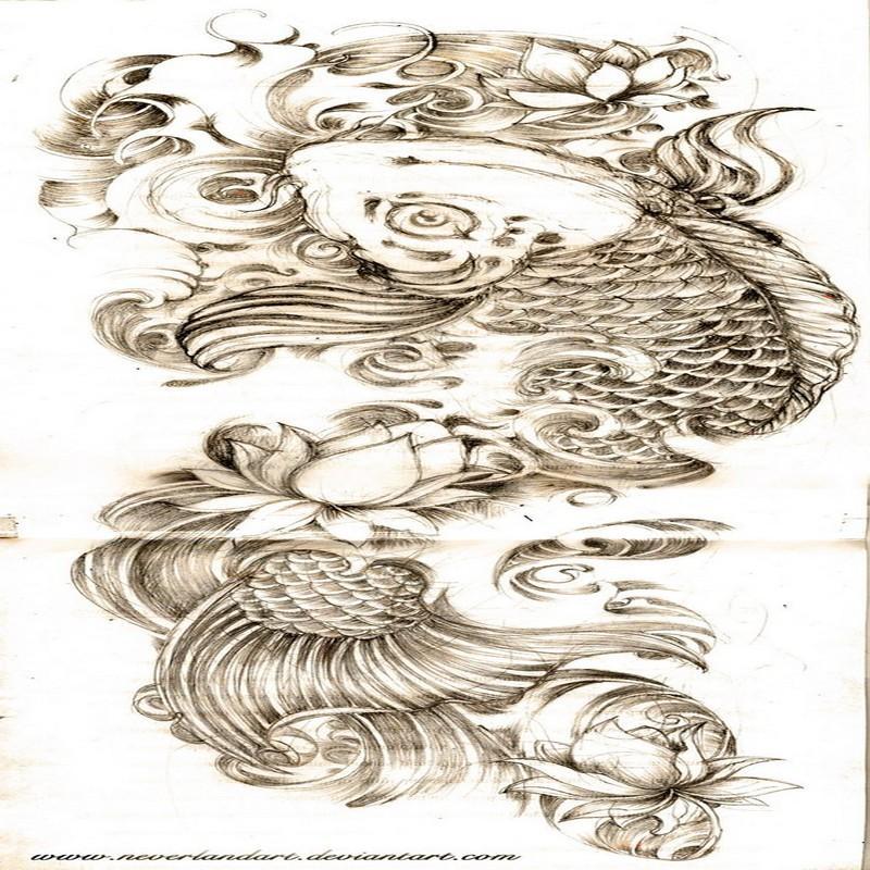 Japanese Tattoo Design V4