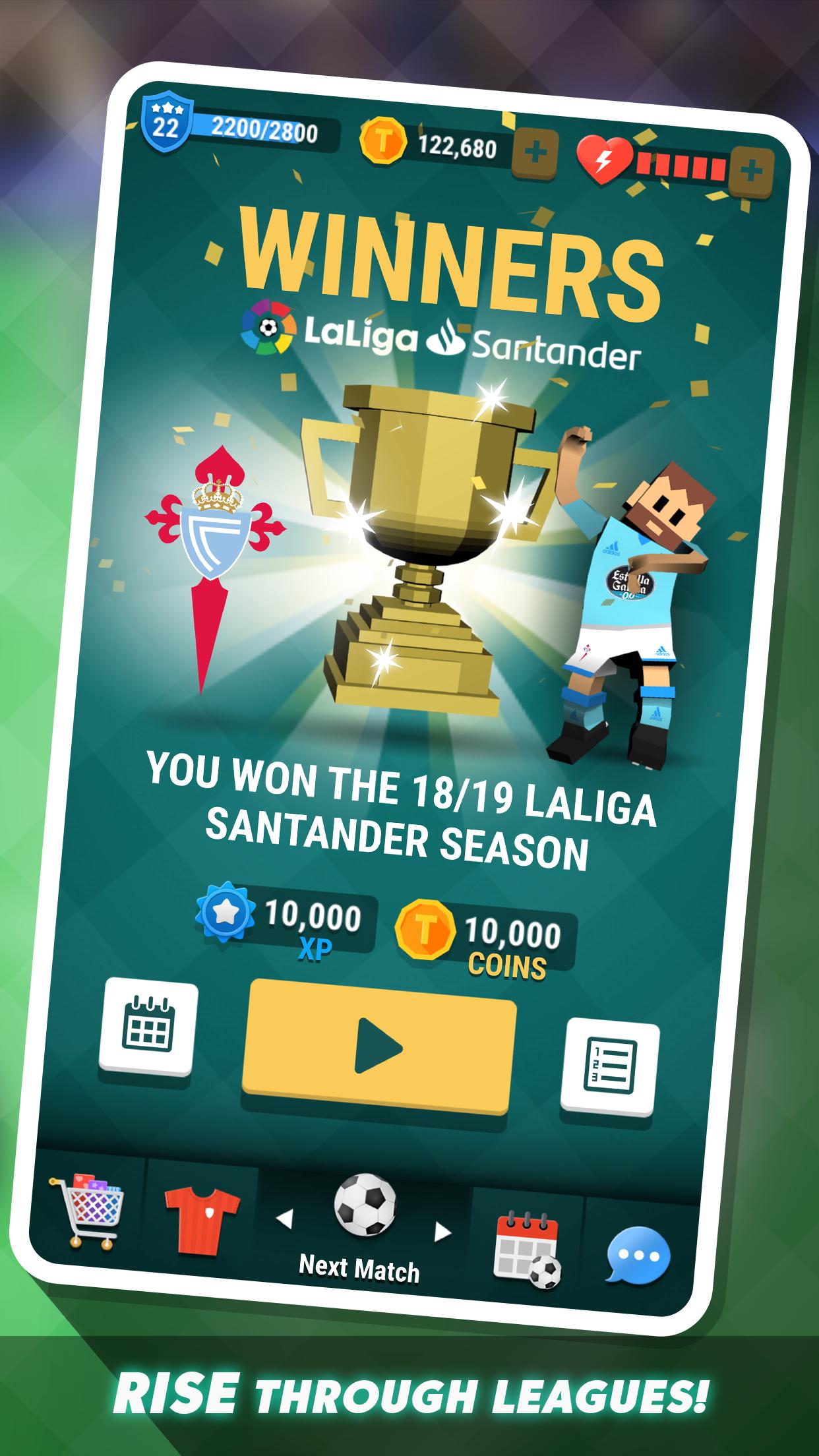 Tiny Striker La Liga - Flick Shot Game