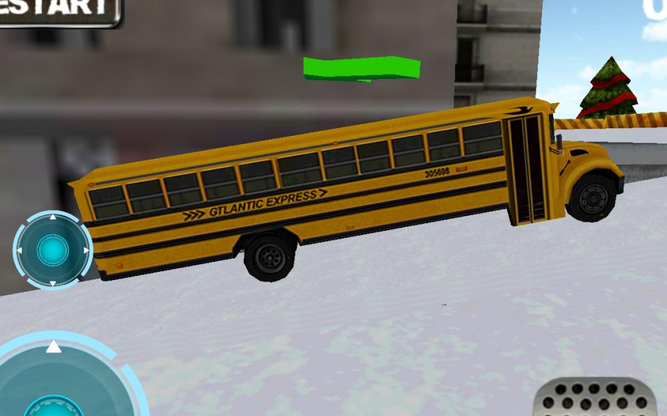 Car winter parking - 3D game