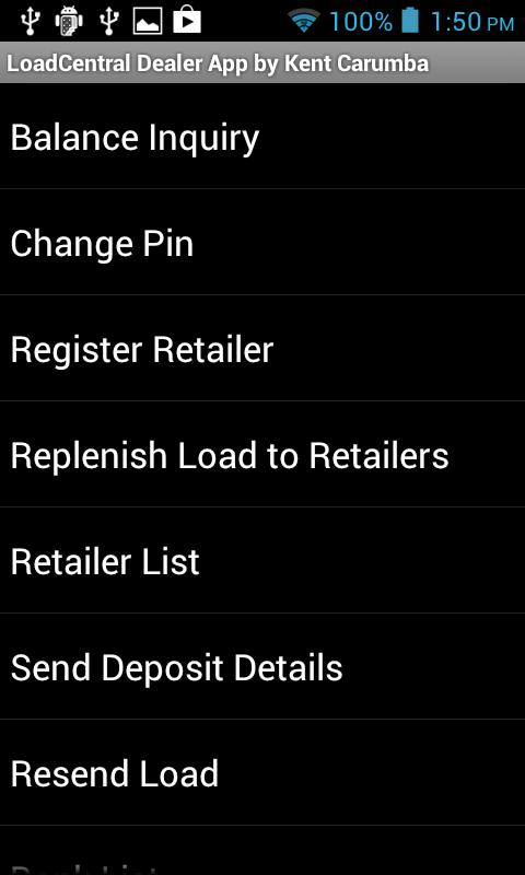 Loadcentral dealer app