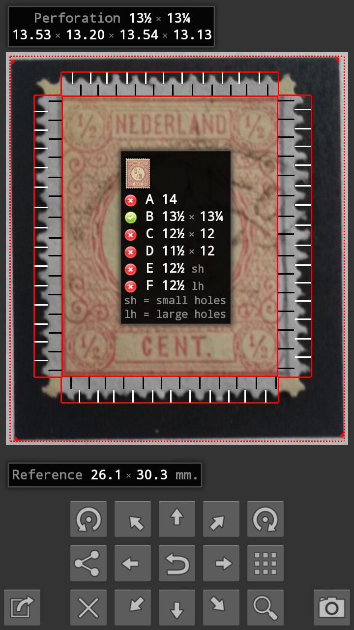 Stamp Perforation Gauge