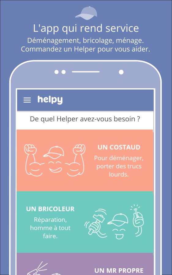 Helpy, l'app qui rend service