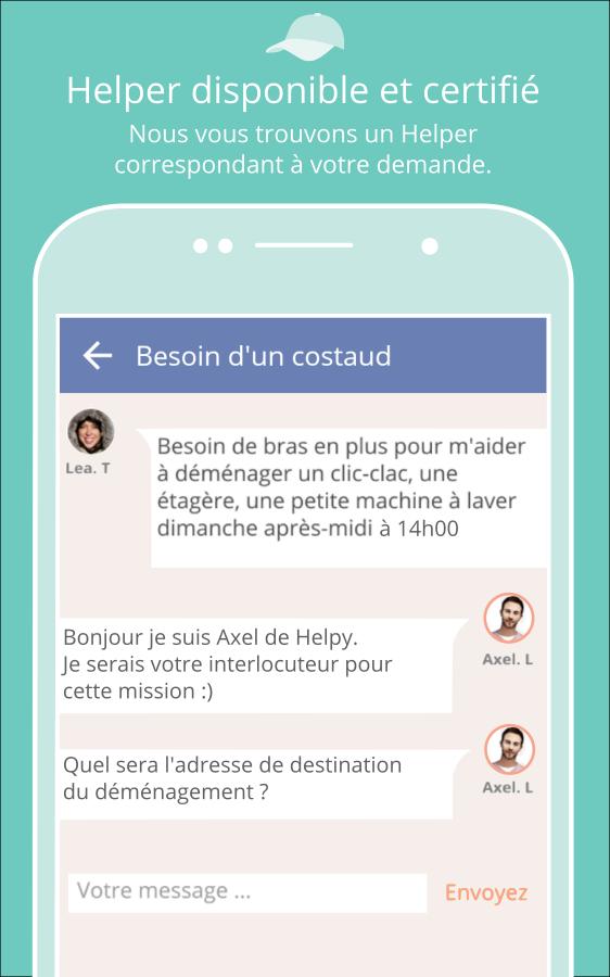 Helpy, l'app qui rend service