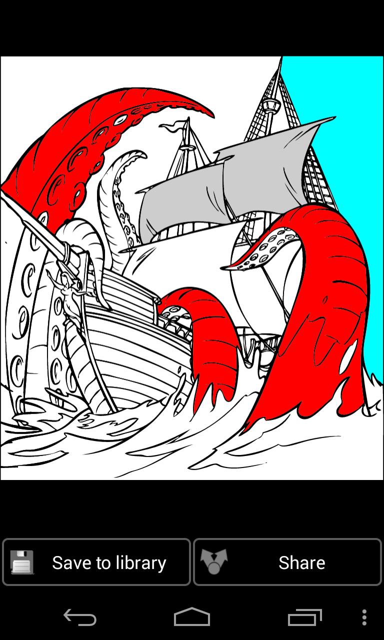 Pirates coloring book