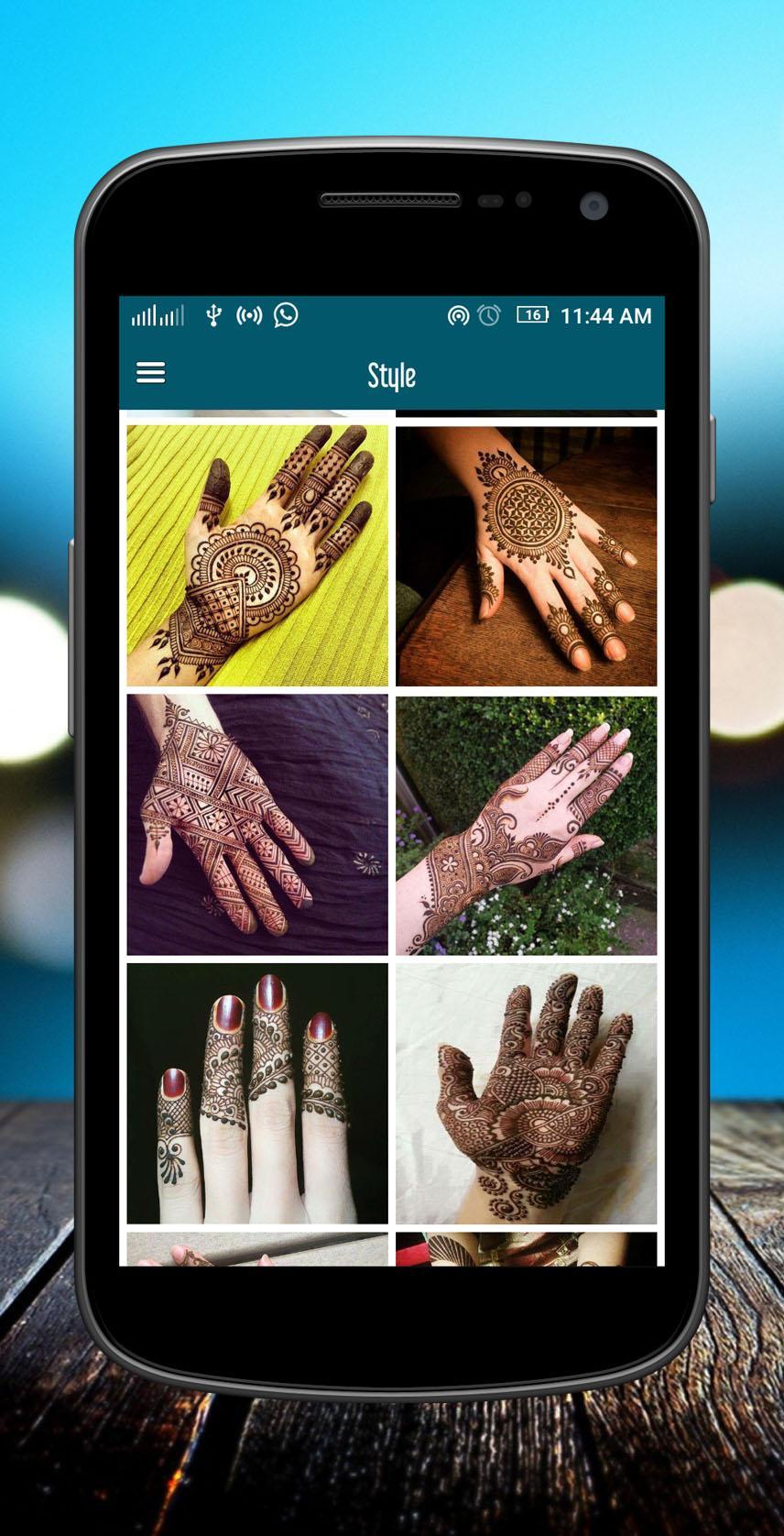 Mehndi designs all types