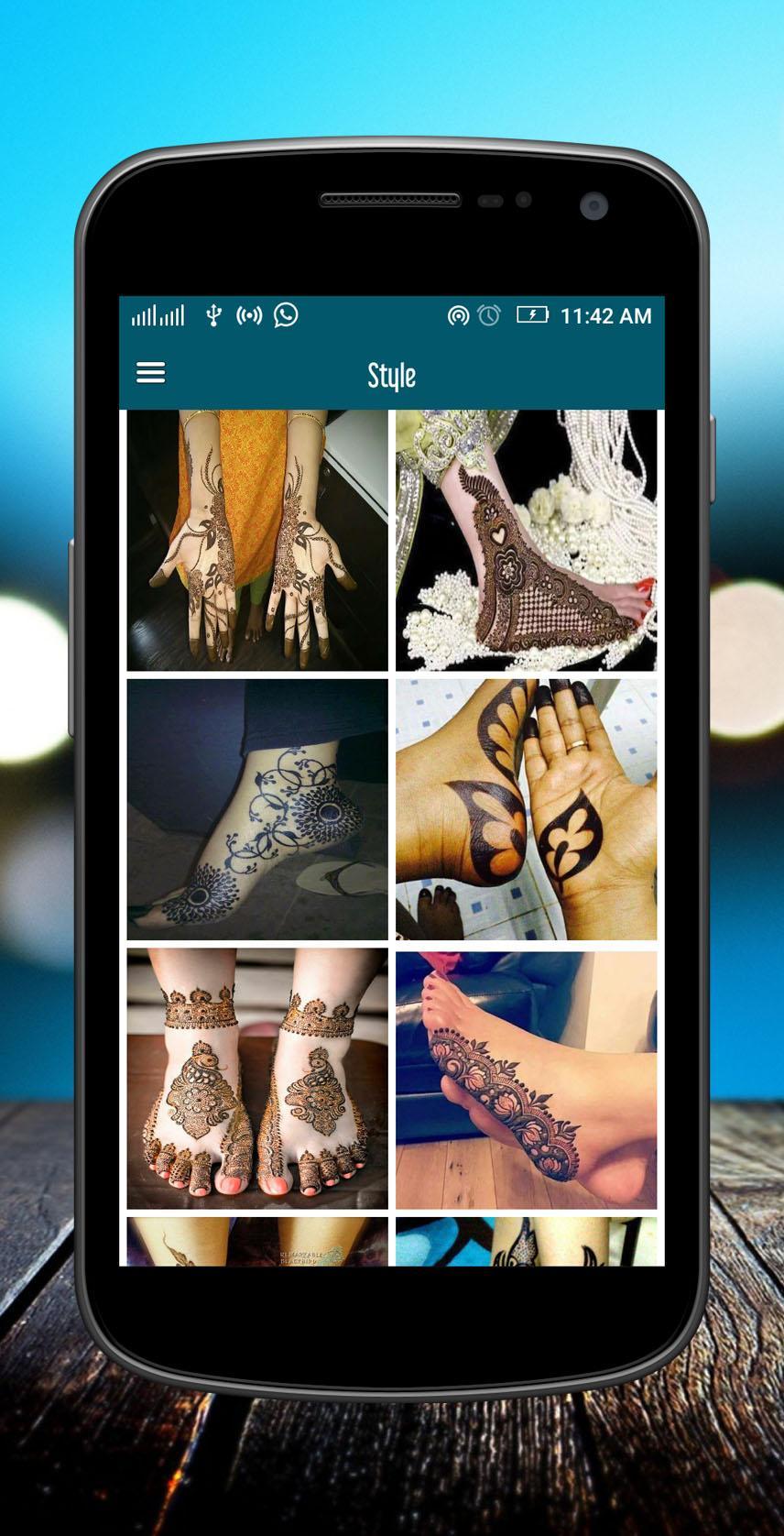Mehndi designs all types