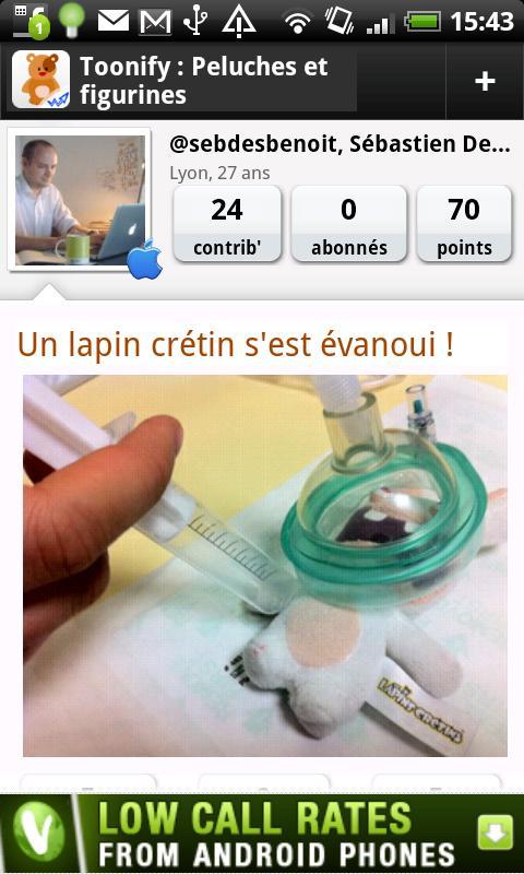 Animez vos peluches : Toonify