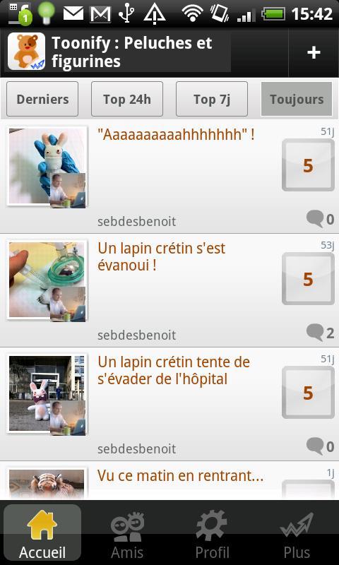 Animez vos peluches : Toonify