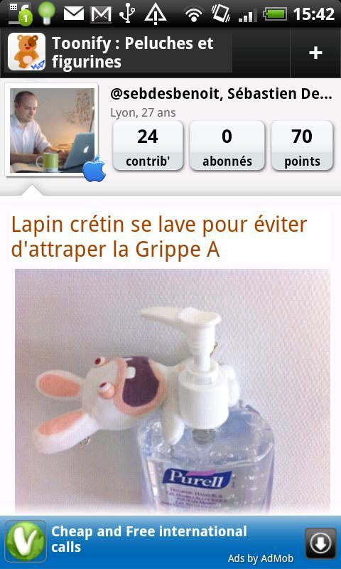 Animez vos peluches : Toonify