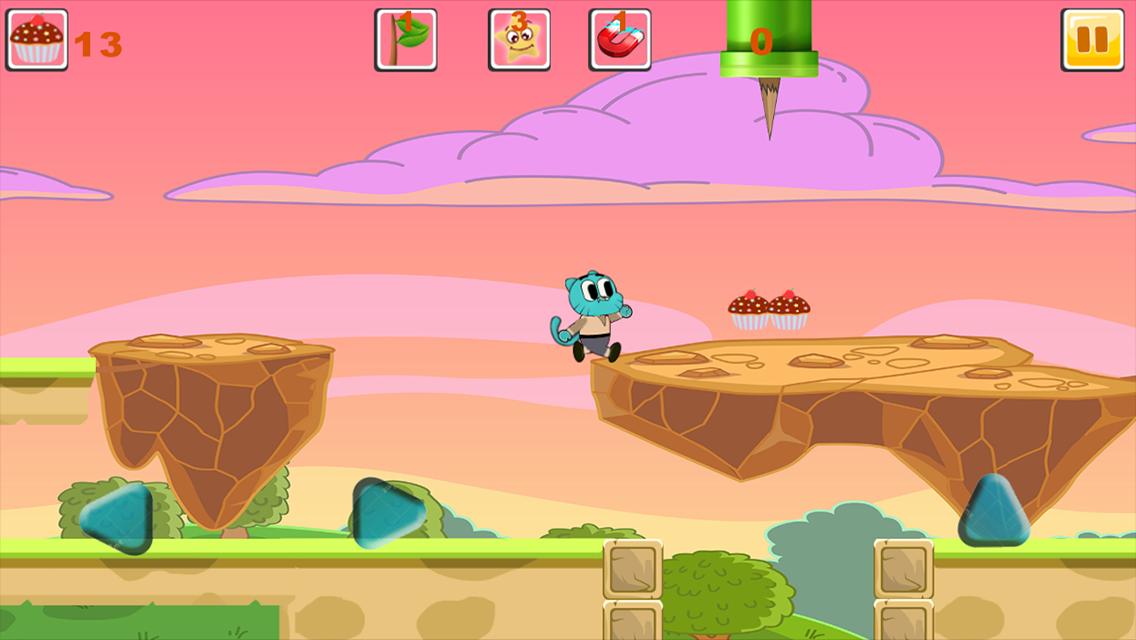Blue Candy Gumball Adventure