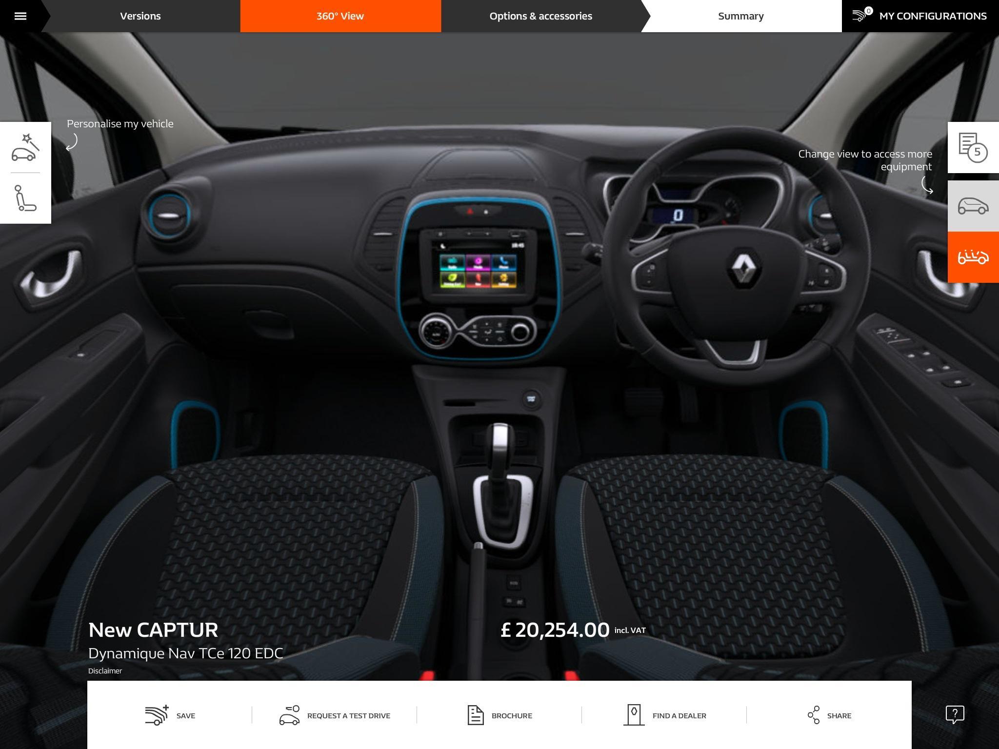 Renault 360 Configurator