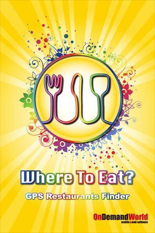 Where To Eat? GPS Food Finder