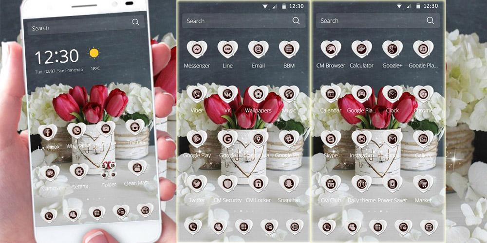 Tulip Blossom love date Theme