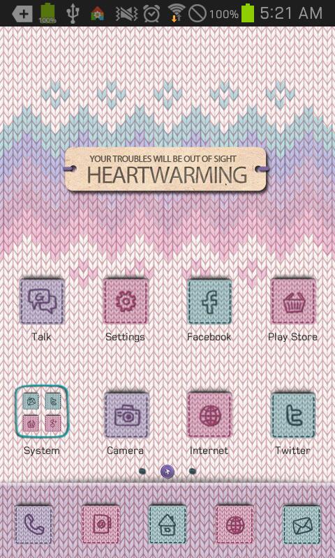 PastelKnit go launcher theme