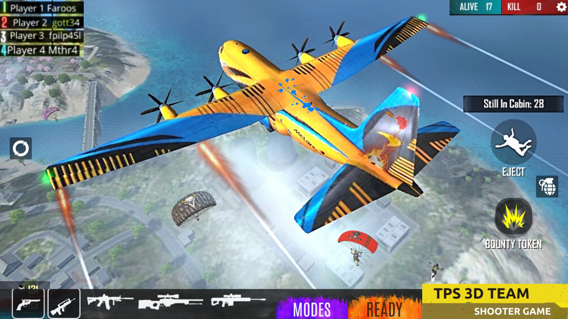 Solo vs Squad Battle Royale 3D