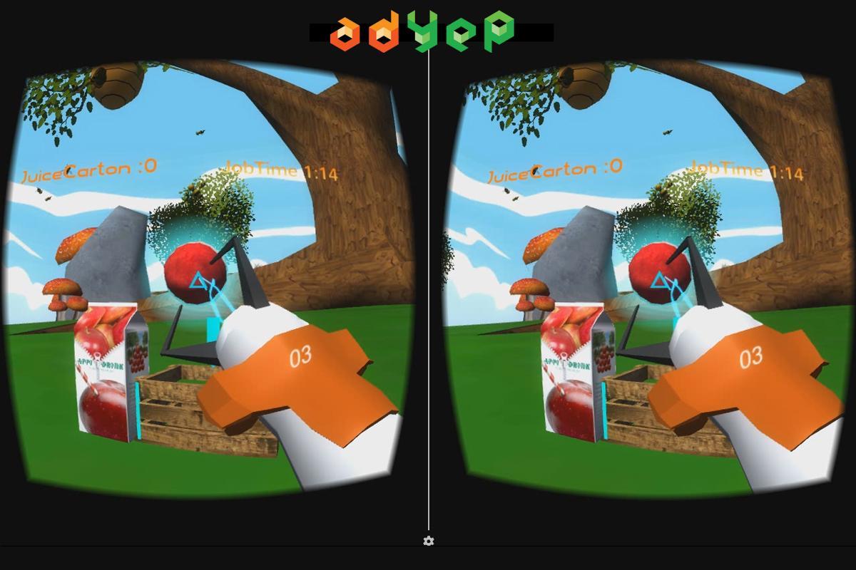 Fruit Crush VR Game