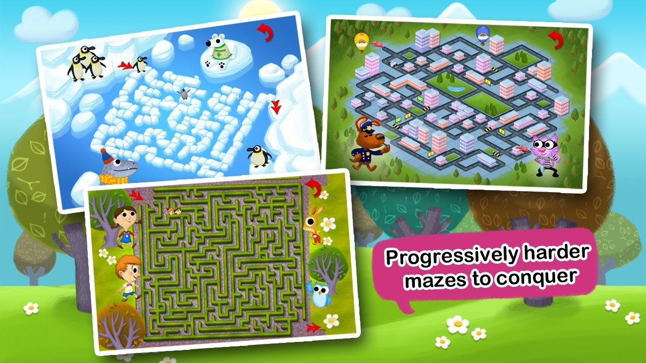 Preschool Maze for Kids Free