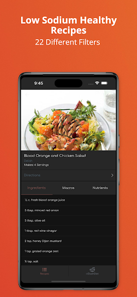 My Dash Diet: Low Sodium Track