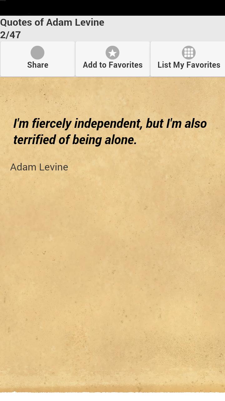 Quotes of Adam Levine