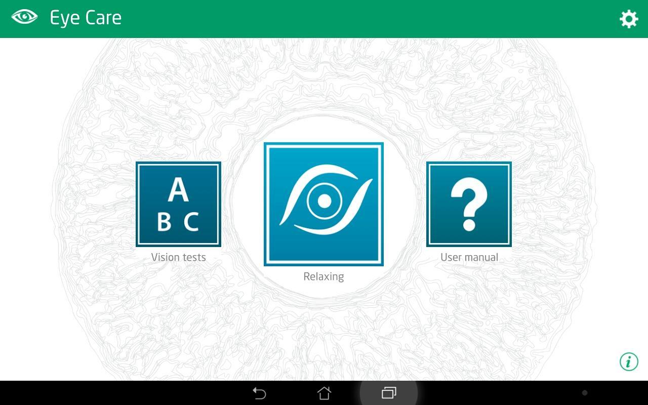 EyeCare: relaxation of eyes