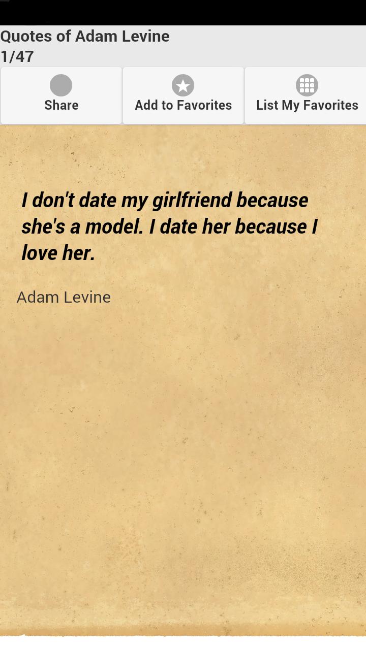 Quotes of Adam Levine