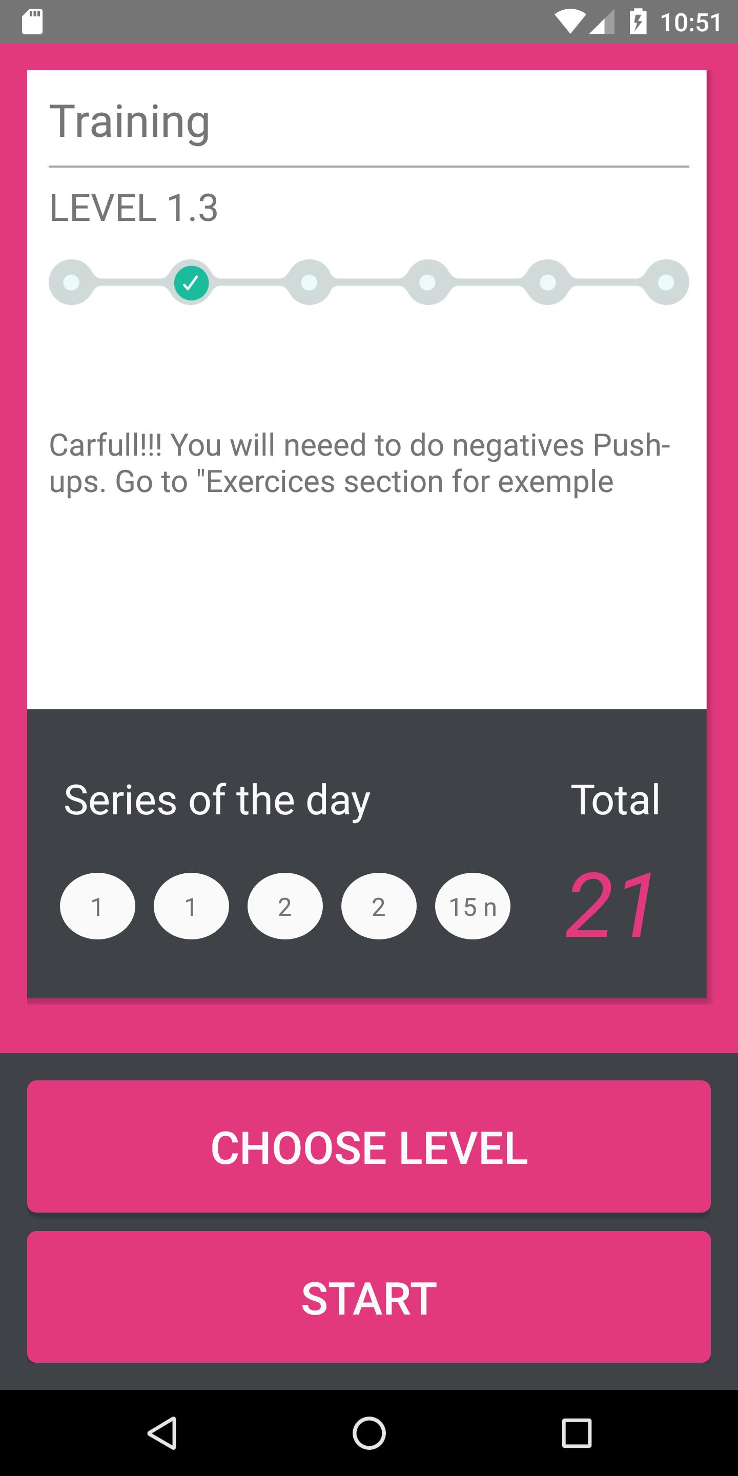 Beautiful breasts. Push ups