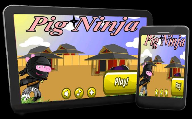 adventure pig ninja
