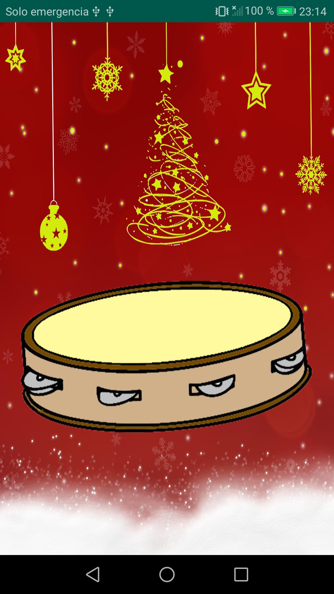Christmas Tambourine
