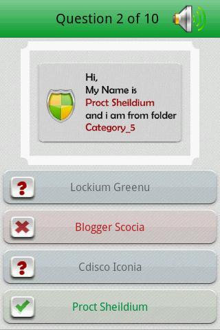 Picture Quiz Template