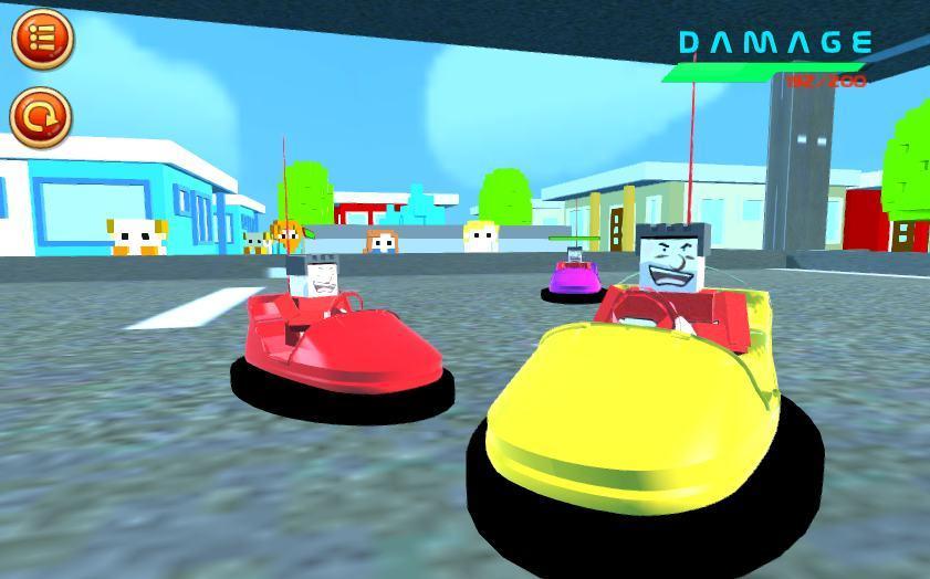 3D Crazy Bumper Cars Mania