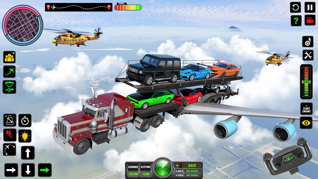 Cars Transporter Truck Games