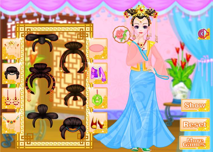 China princess games for girls