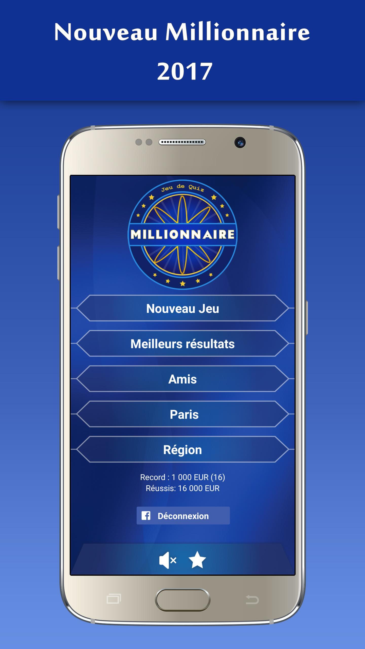 Nouveau Millionnaire 2018