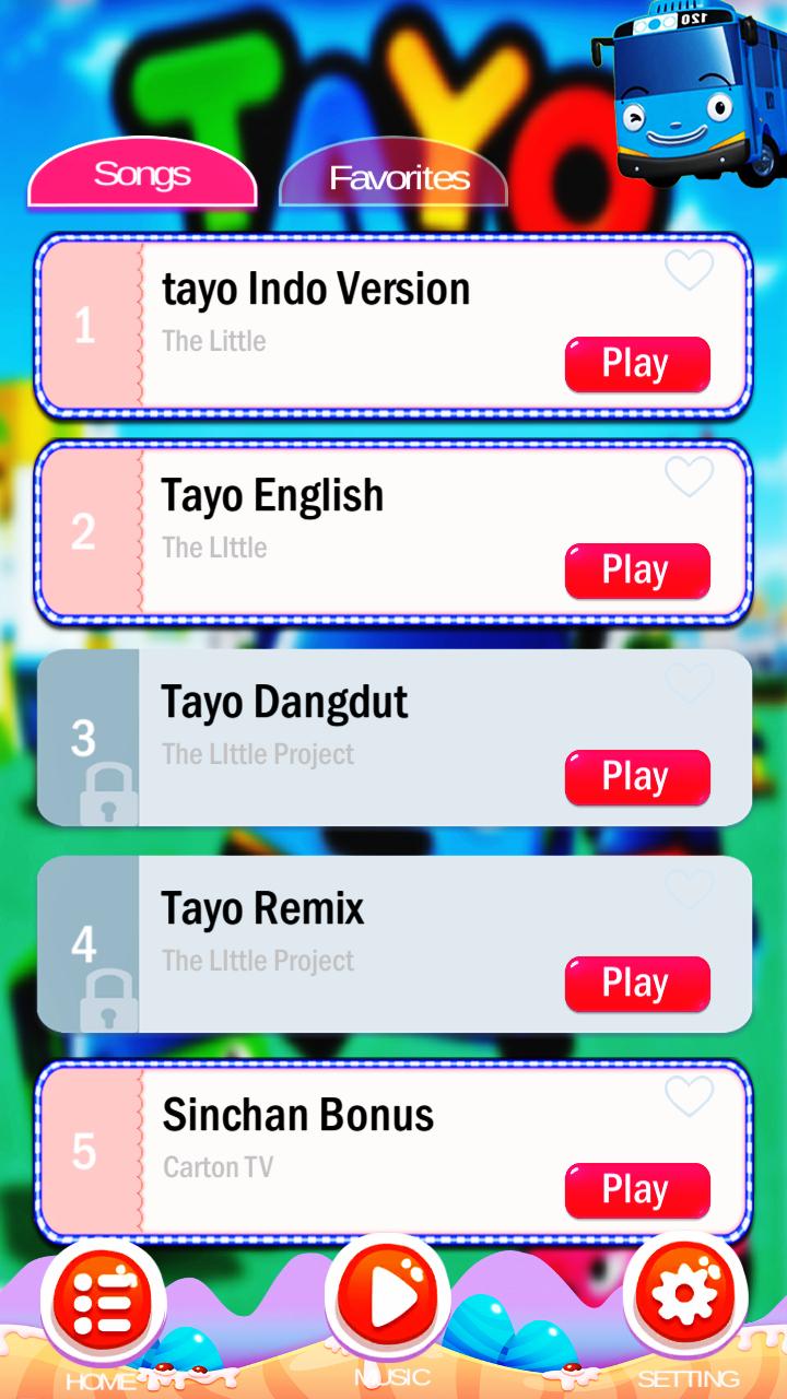 Piano Tiles Bus The Little Songs