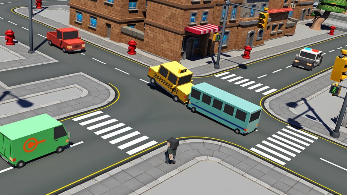 Blocky Smashy Four Crossy Road