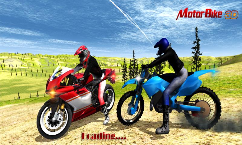Off-Road Moto Race Mountain