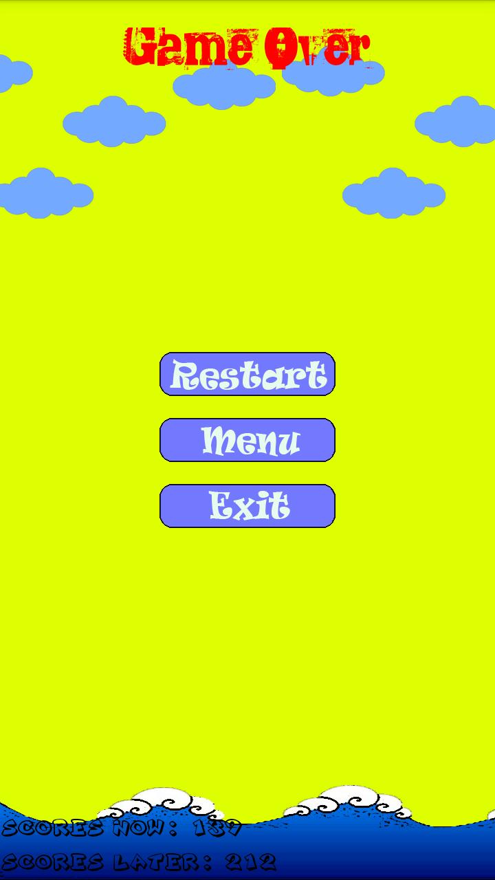 Blow up falling boxes