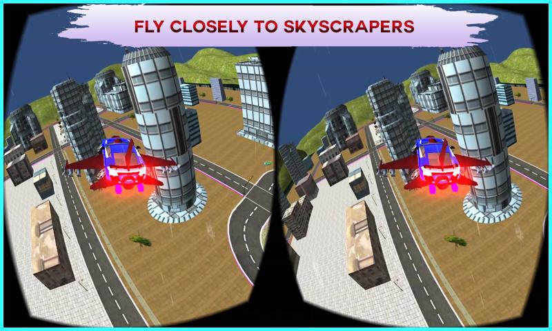 VR Flying Car Flight Simulator
