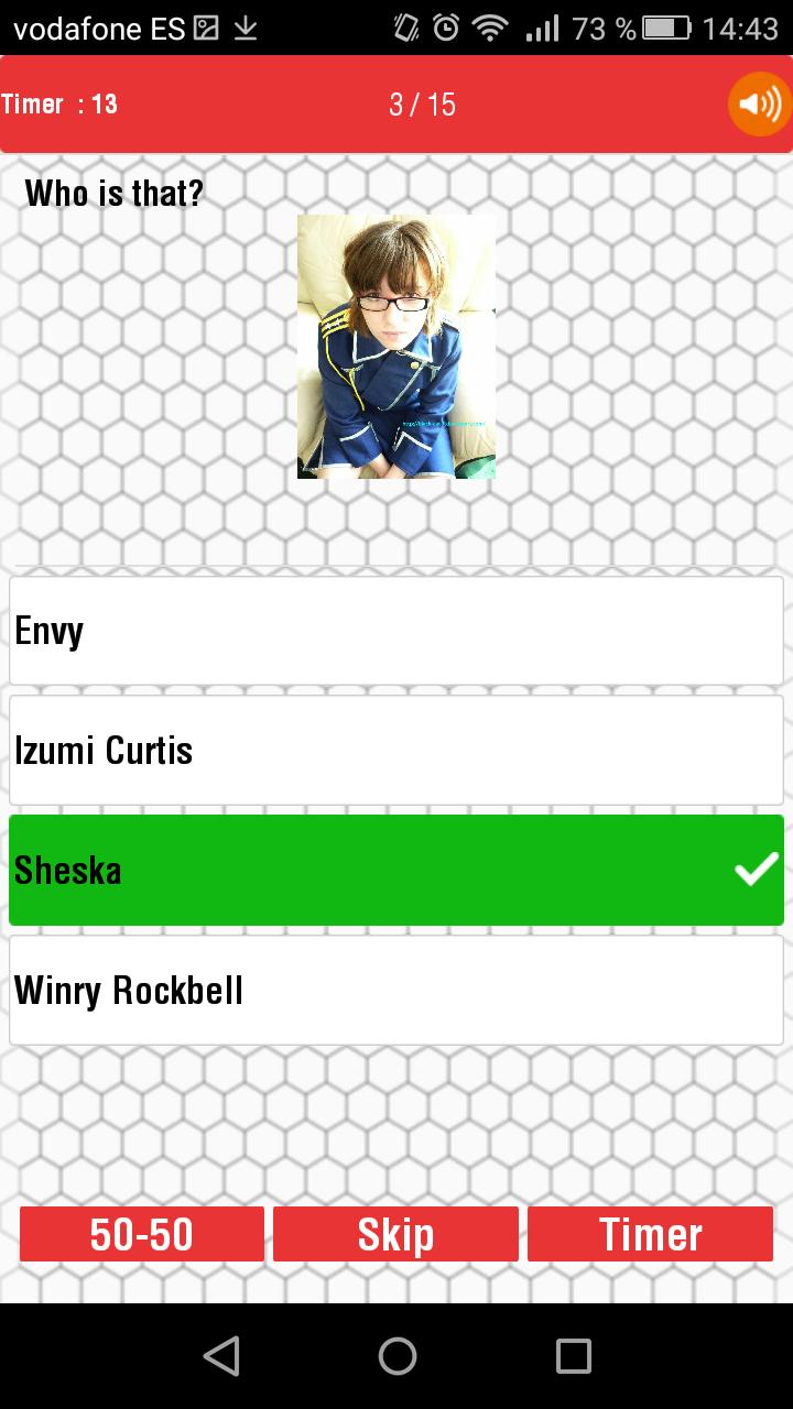 Fullmetal Alchem. Cosplay Quiz