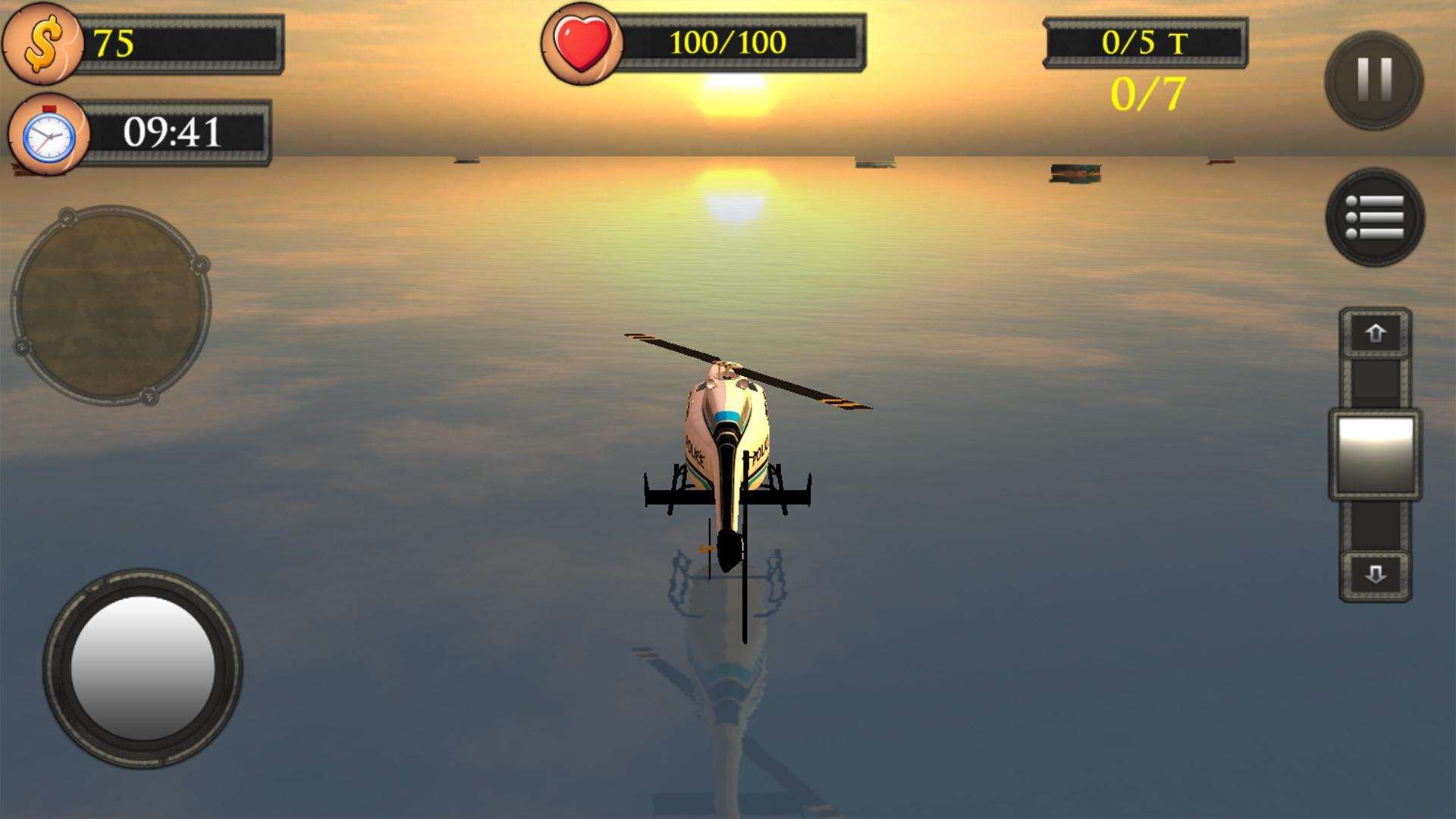 Police Helicopter On Duty 3D