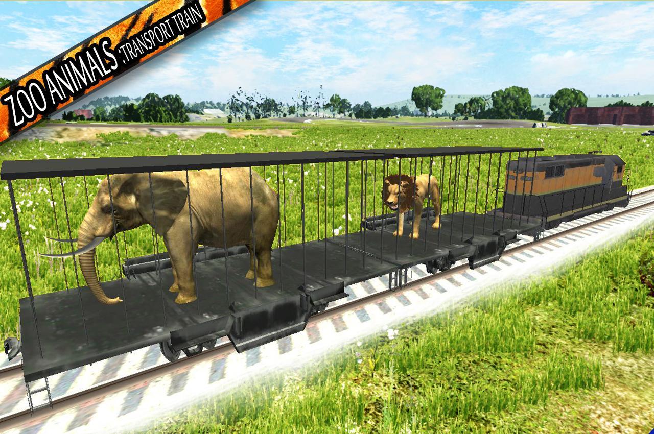 Zoo Animals : Transport Train