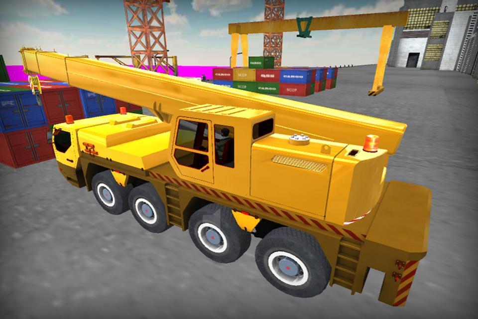 Construction Site Crane Sim 3D